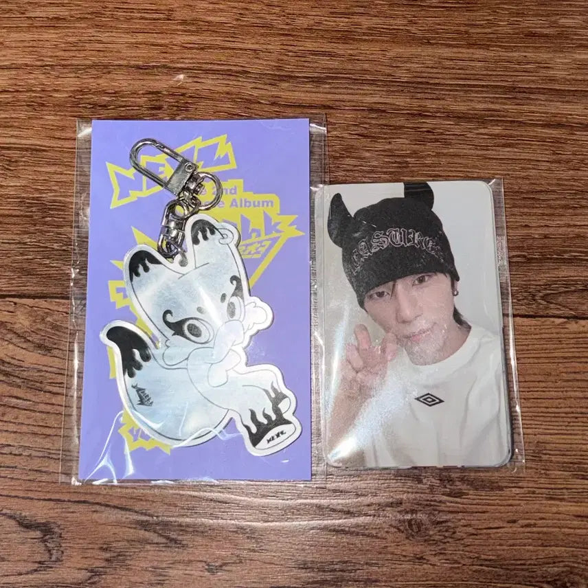 [BUNJANG] NEXZ ShowKase Keyring &amp; Photocard Set / 넥스지 음츠크 쇼케 키링 포카세트