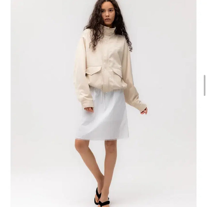 [BUNJANG] Glony G-Soft Blouson Jacket Beige M / (새상품) 글로니 G소프트 블루종 자켓 베이지 m사이즈