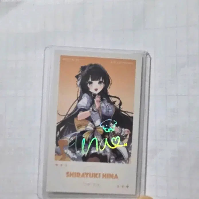 [SOLD OUT] 시라유키 히나 체키카드 스페셜