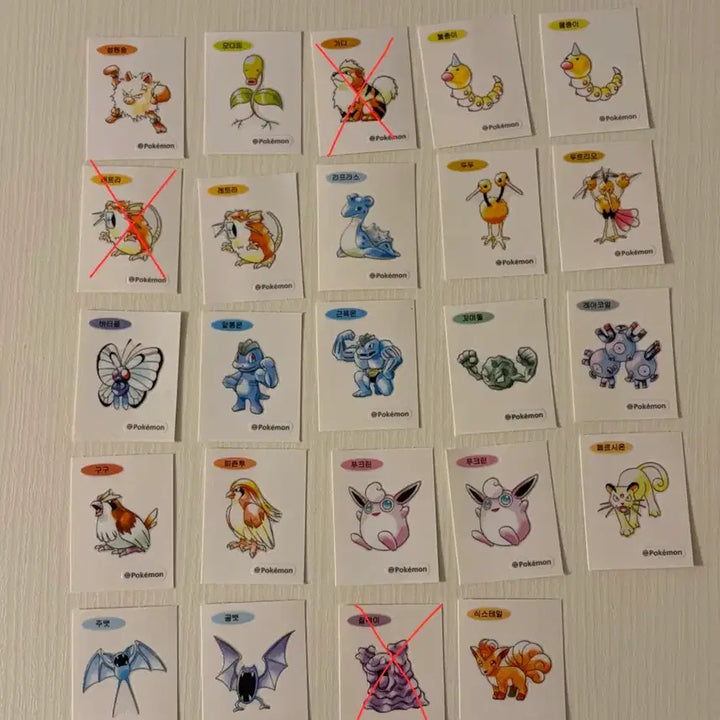 [BUNJANG] Pokemon 30th Anniversary Artwork Stickers / 포켓몬스터 30주년 아트워크 띠부씰