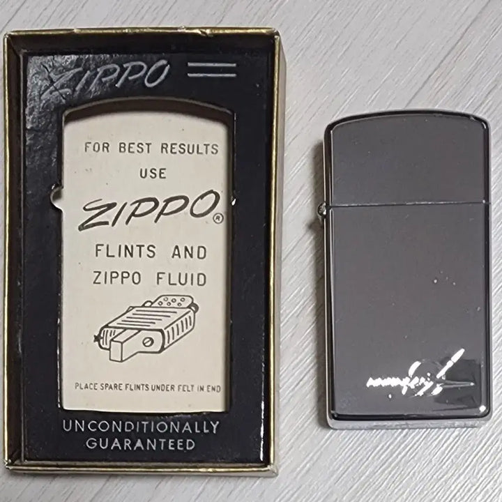 [BUNJANG] USA Authentic Zippo Slim Lighter Douglas Engraving Vintage 1960s / USA 정품 지포 Zippo 라이터 | 슬림형 | 더글러스 각인
