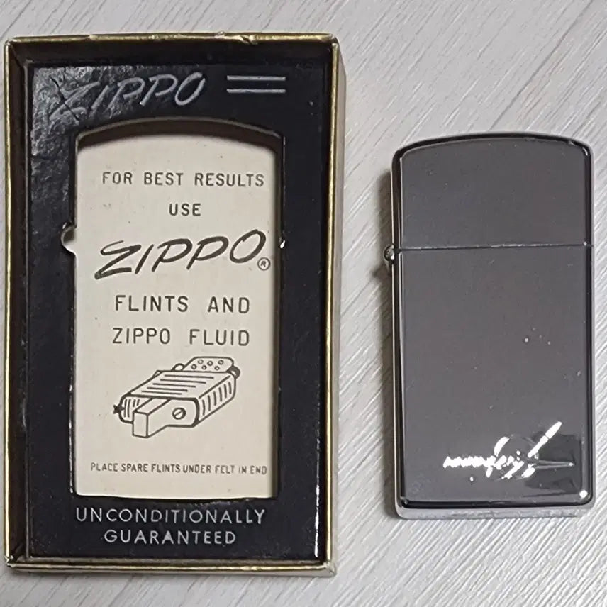 [BUNJANG] USA Authentic Zippo Slim Lighter Douglas Engraving Vintage 1960s / USA 정품 지포 Zippo 라이터 | 슬림형 | 더글러스 각인