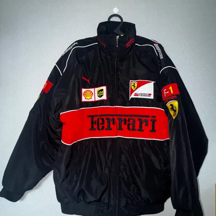 [BUNJANG] Ferrari F1 Racing MA-1 Flight Jacket / 페라리 F1 레이싱 항공자켓