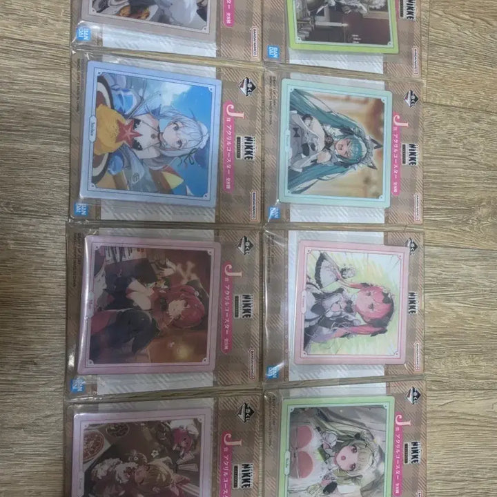 [BUNJANG] Niki Ichibankuji Chapter 7 Acrylic Coaster Set (8 types, Sealed) / 니케 이치방쿠지 챕터7 아크릴 코스터 8종 미개봉