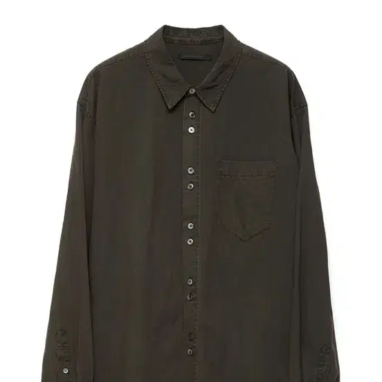 [BUNJANG] Haechi Room Rana Shirt Bleached Khaki / 해칭룸 Rana Shirt Bleached Khaki 셔츠