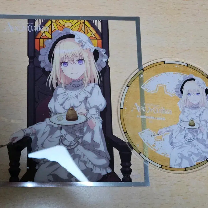 [BUNJANG] Avex Musica Animate Cafe Collaboration Uika Acrylic Coaster / 아베무지카 애니메이트 카페 콜라보 우이카 아크릴 코스터+투명