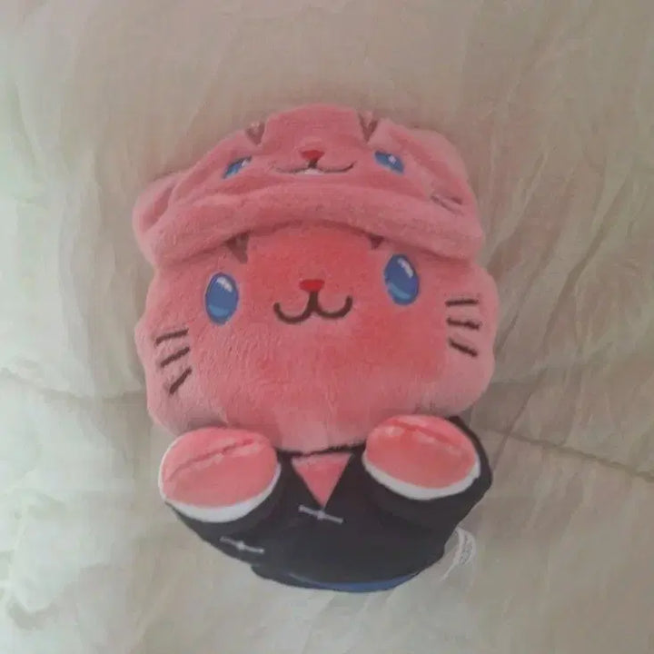 [BUNJANG] Gintama Kamui Nesoberi Neko Plush (Lying Version) with Eye Mask / 은혼 카무이 네소베리 네코 누이 누운 버전 안대O