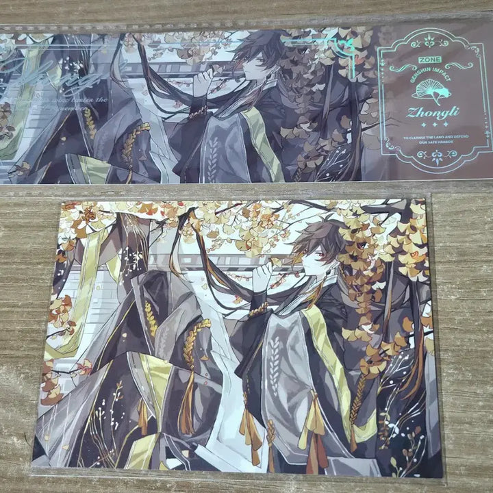 [BUNJANG] Genshin Impact Zhongli Unofficial Goods Postcard, Ticket Bundle Set / 원신 종려 비공굿 엽서,티켓 일괄