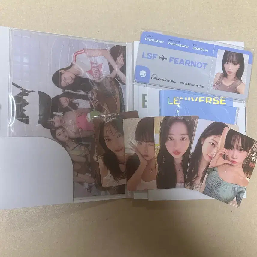 [BUNJANG] LE SSERAFIM FIMBIDEBIDEBOP Full Set POB Photocard Bundle / 르세라핌 핌비디바비디부 풀구성 특전 포함 판매