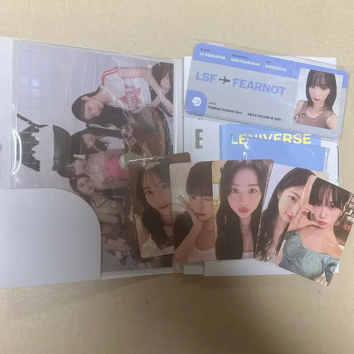 [BUNJANG] LE SSERAFIM FIMBIDEBIDEBOP Full Set POB Photocard Bundle / 르세라핌 핌비디바비디부 풀구성 특전 포함 판매