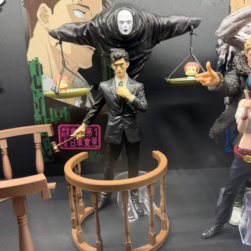 [BUNJANG] Higuruma Last One Prize Display + Jersey Man Stand (Unsealed) / (개봉)히구루마 라스트원 단상+져지맨 받침대