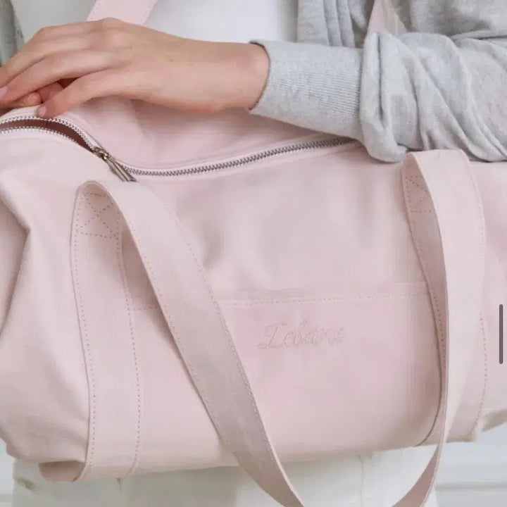 [BUNJANG] Lebein Venice Cotton Shoulder Bag Pink / 르베인 베니스 코튼 핑크 가방 새상품 품절