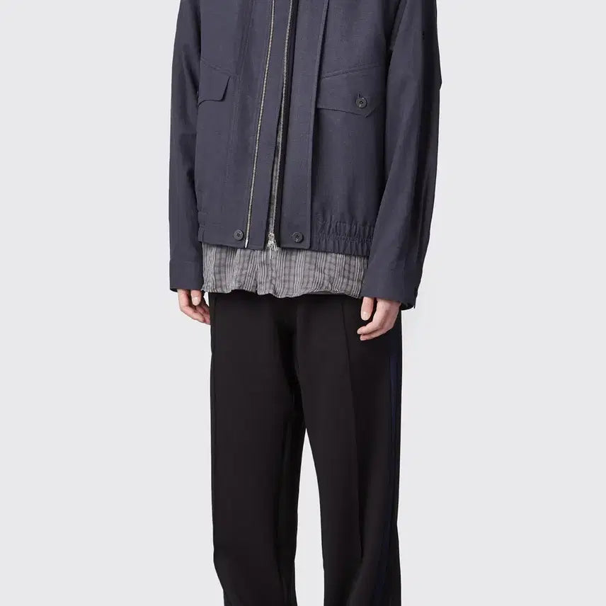 [BUNJANG] HAECHI ROOM Roll-Up Jacket Faded Navy Size 4 / 해칭룸 / 롤업자켓 페이드 네이비 / 4 Size 판매합니다.