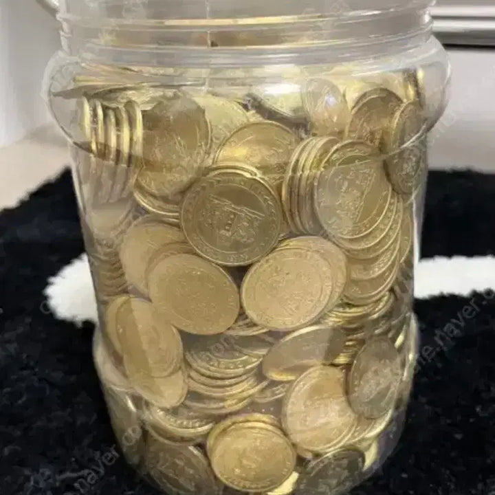 [BUNJANG] NO CASH LION Gold Coin Arcade Token Bundle Set / NO CASH LION 골드 코인 오락실코인 수집용코인 일괄