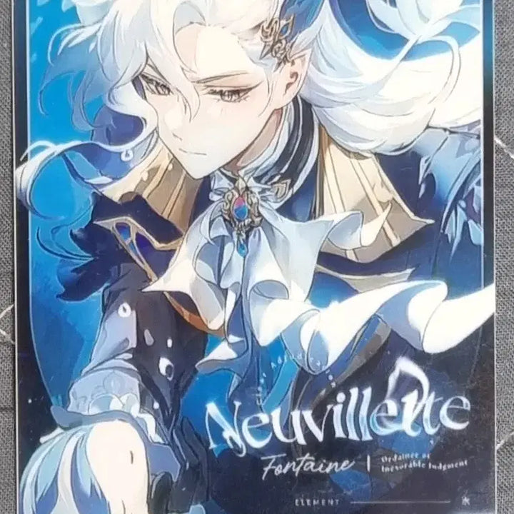 [BUNJANG] Genshin Impact Neuvillette Birthday Photocard / 원신 느비예트 생일 포카 ㅅㅈ님 일러 생포 랜포
