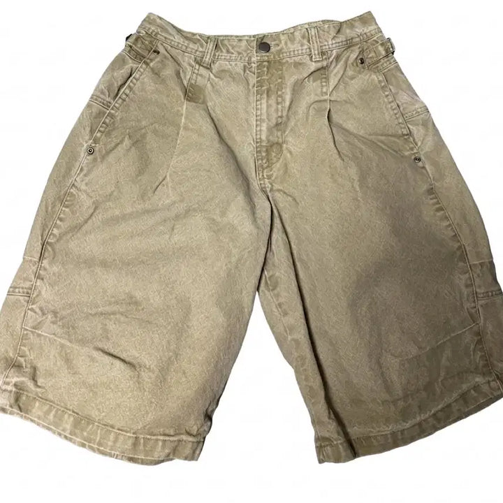 [BUNJANG] ETCE Dart Bermuda Shorts - Size M, Beige / ETCE 다트 버뮤다 팬츠