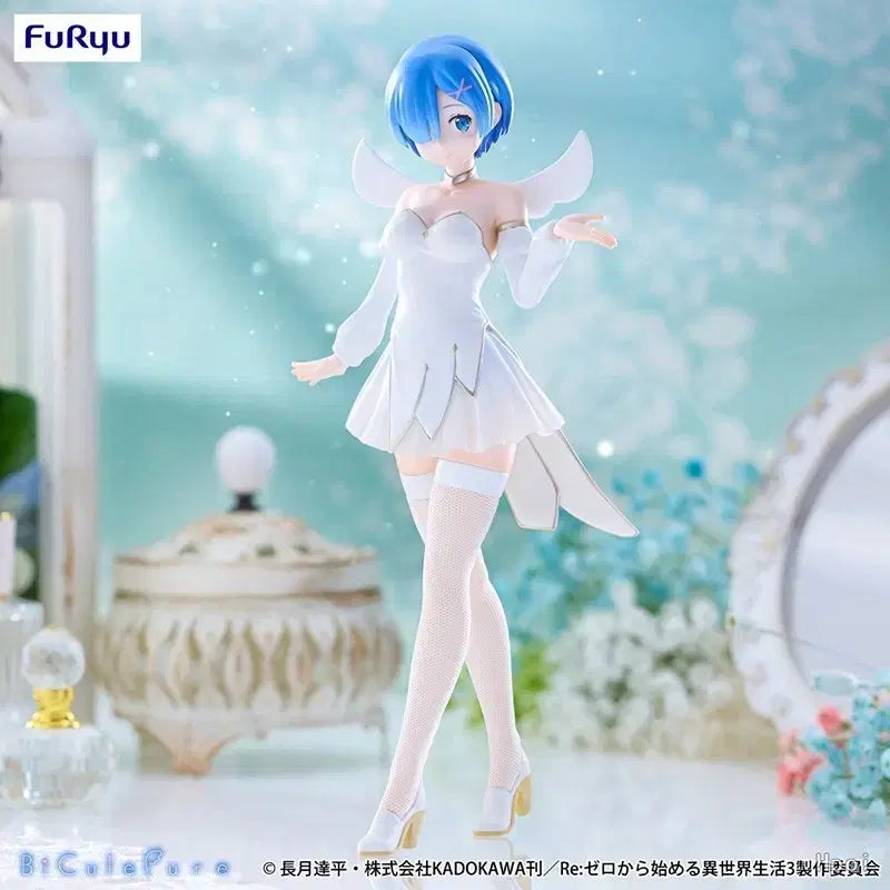 [BUNJANG] FuRyu Re:Zero Rem Angel BiCute Pure Figure / Re:제로 렘 천사 후류 피규어 / 미소녀 가챠 렘 비스크돌 마린 미쿠