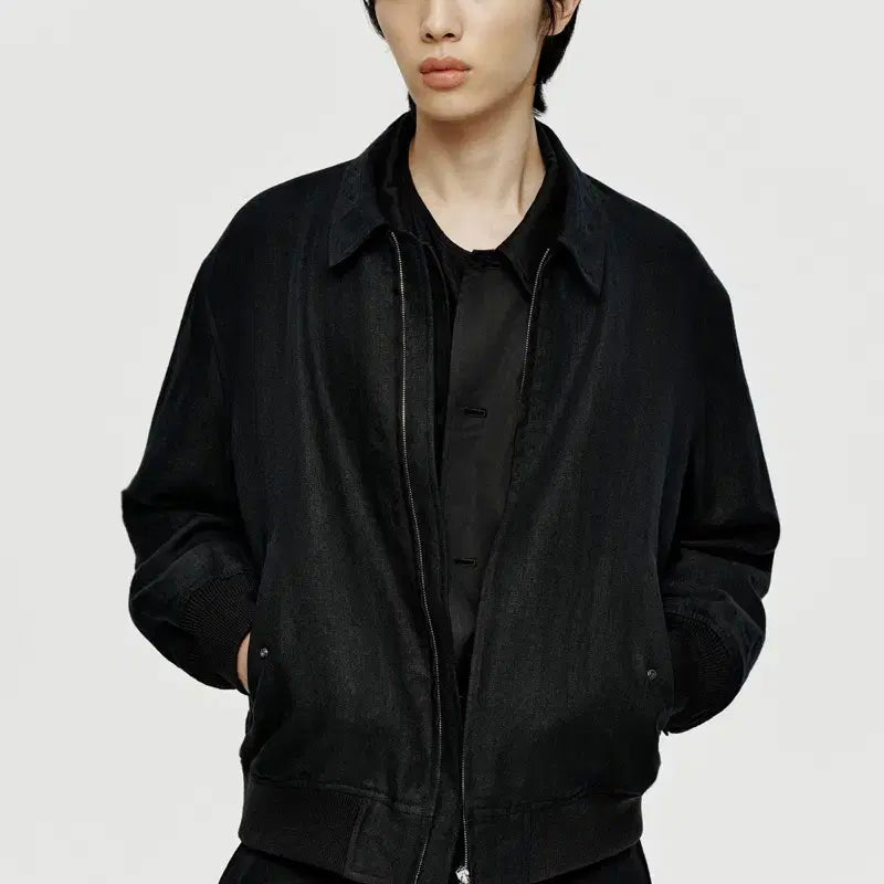 [BUNJANG] YOUTH Linen Bomber Jacket (Size S) - New / 유스 린넨 봄버 S 새상품