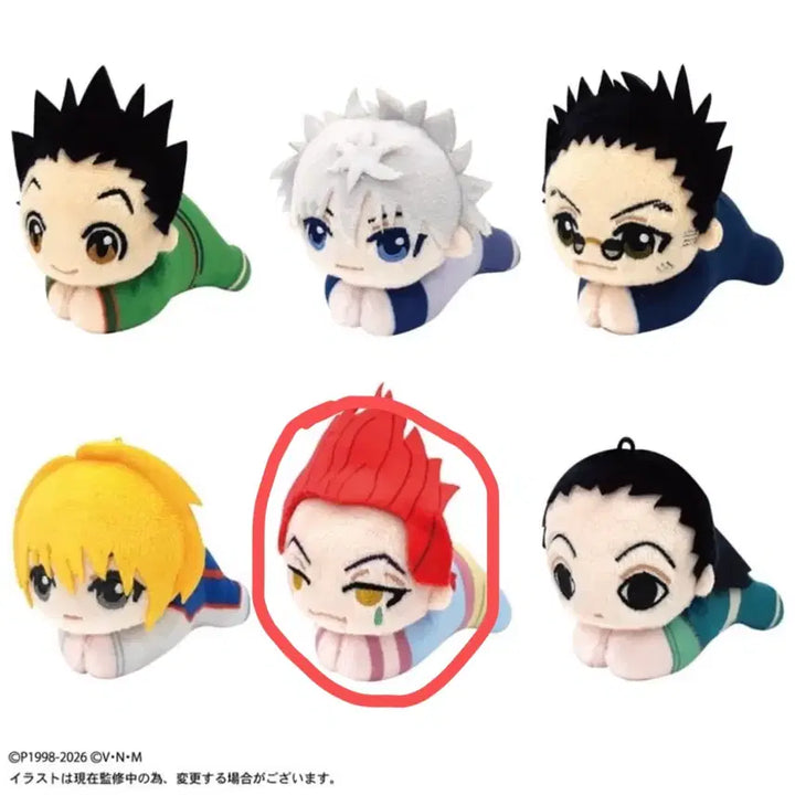 [BUNJANG] Hunter x Hunter Hisoka Hug Character Plush / 헌터헌터 허그캬라 허그카라 인형 누이 히소카
