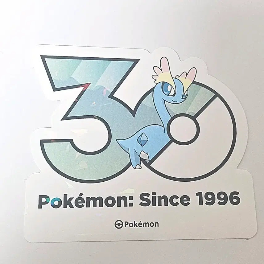 [BUNJANG] Pokemon 30th Anniversary Logo Sticker Amarusu / 포켓몬 30주년 로고 스티커 아마루스