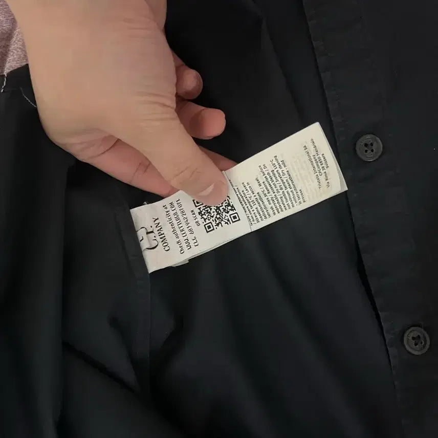 [BUNJANG] C.P. Company Black Shirt / C.P. 컴퍼니 블랙 남방 셔츠
