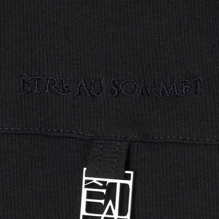 [BUNJANG] ETOILESOME Deep U-Neck Ribbed Cardigan Charcoal / 에트오소메 딥 유넥 립 가디건 차콜