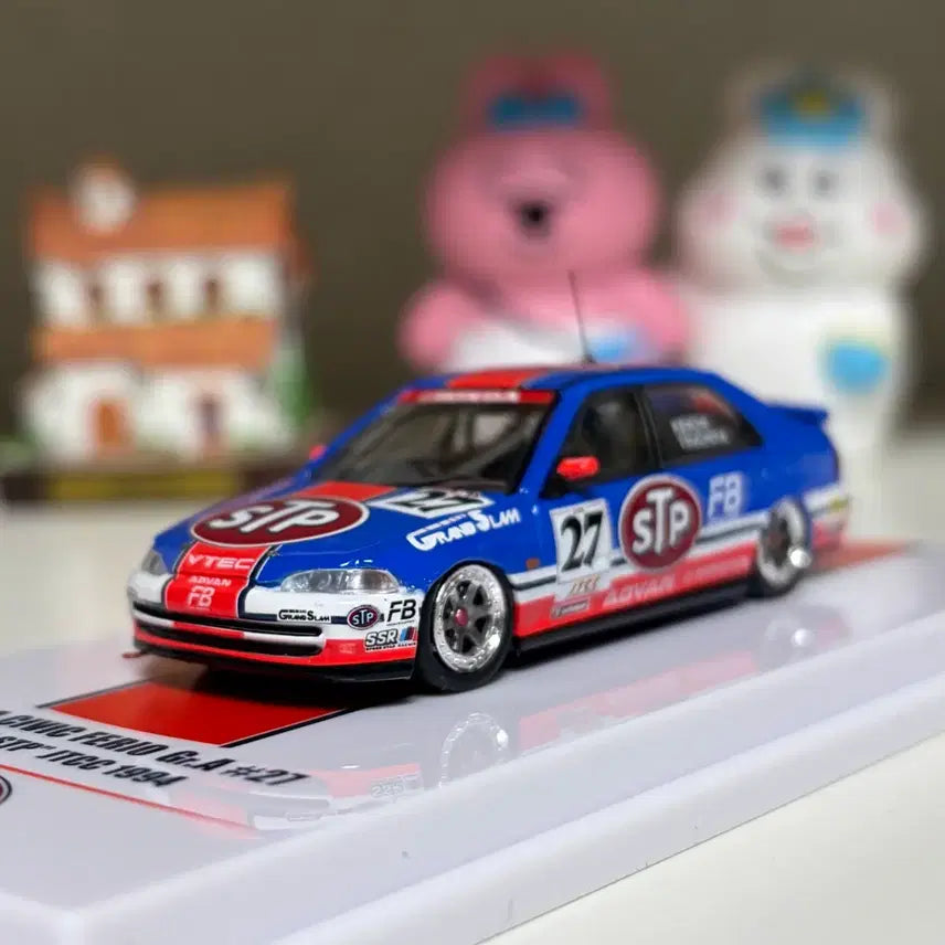 [BUNJANG] Inno64 Honda Civic FERIO 1994 STP JTCC 1:64 Die-cast Model / (하자) 이노64 혼다 시빅 FERIO 1994 STP 다이캐스트