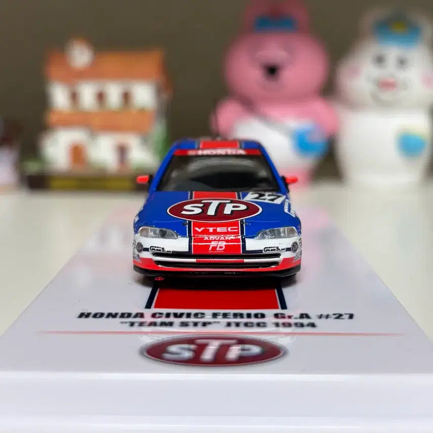 [BUNJANG] Inno64 Honda Civic FERIO 1994 STP JTCC 1:64 Die-cast Model / (하자) 이노64 혼다 시빅 FERIO 1994 STP 다이캐스트