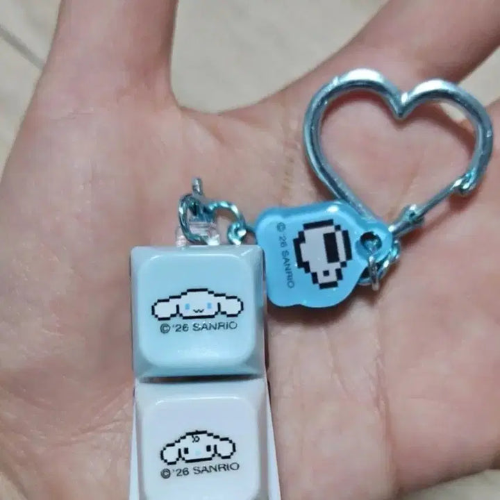 [BUNJANG] Sanrio Cinnamoroll, My Melody, Kuromi Keycap Keyring / 산리오 시나모롤 마이멜로디 쿠로미 키캡 키링