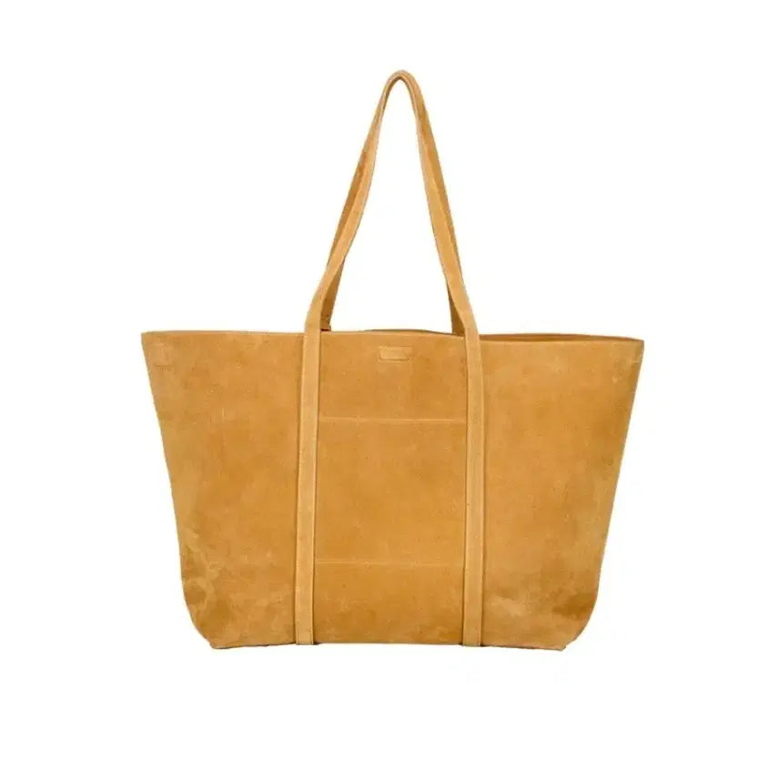 [BUNJANG] Noir Suede Shopper Bag Camel / (1회착)노이어 스웨이드 쇼퍼백 카멜 토트백 숄더백