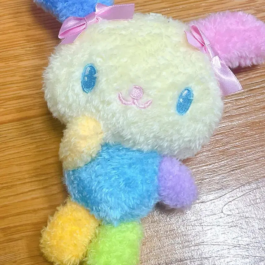 [BUNJANG] Abail Usahana Plush Charm / 아베일 우사하나 인형 키링 뽀글이