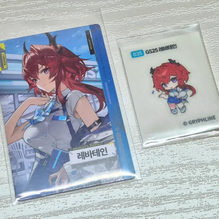 [BUNJANG] Arknights Endfield Levantine Photocard + Sticker / 명일방주 엔드필드 레바테인 포카+띠부씰(035)