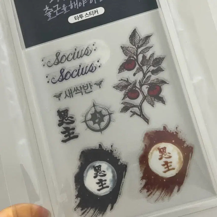 [BUNJANG] Goedamchoon (Kim Soleum, Park Min Sung) Tattoo Sticker Official Shop / 괴담출근 괴출 김솔음 박민성 타투 스티커 공식샵