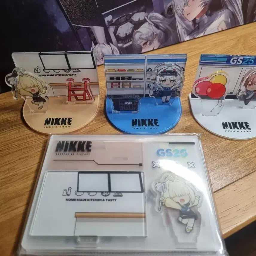 [BUNJANG] Nikke GS25 Collaboration Mini Acrylic Stand Bundle Set / 니케 GS25 콜라보 미니 아크릴 스탠드 일괄
