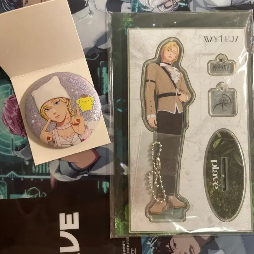 [BUNJANG] PLAVE Noah Way of Love "Ppulppul" Can Badge Bundle Set / 플레이브 노아 웨이폴럽, 플뿌 캔뱃지 원가이하 양도 일괄