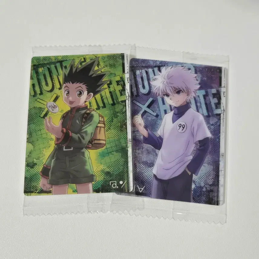 [BUNJANG] Hunter x Hunter 4th Batch Wafer Card Bundle - Gon, Killua / (일괄) 헌터헌터 이타자가 이타쟈가 웨하스카드 4탄 - 곤 키르아