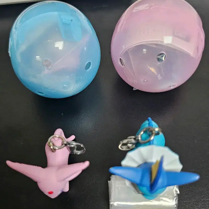 [BUNJANG] Pokemon Eevee Connecting Charm Keychain Set (Series 12, 13) / 포켓몬 이브이 연결 주렁 대롱 키링 12탄, 13탄 에브이 샤미드