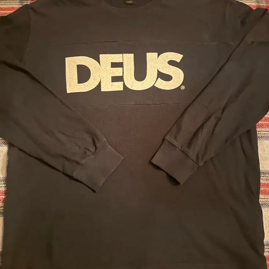 [BUNJANG] DEUS Black Long Sleeve T-Shirt L / DEUS 데우스 블랙 긴팔 티셔츠 L