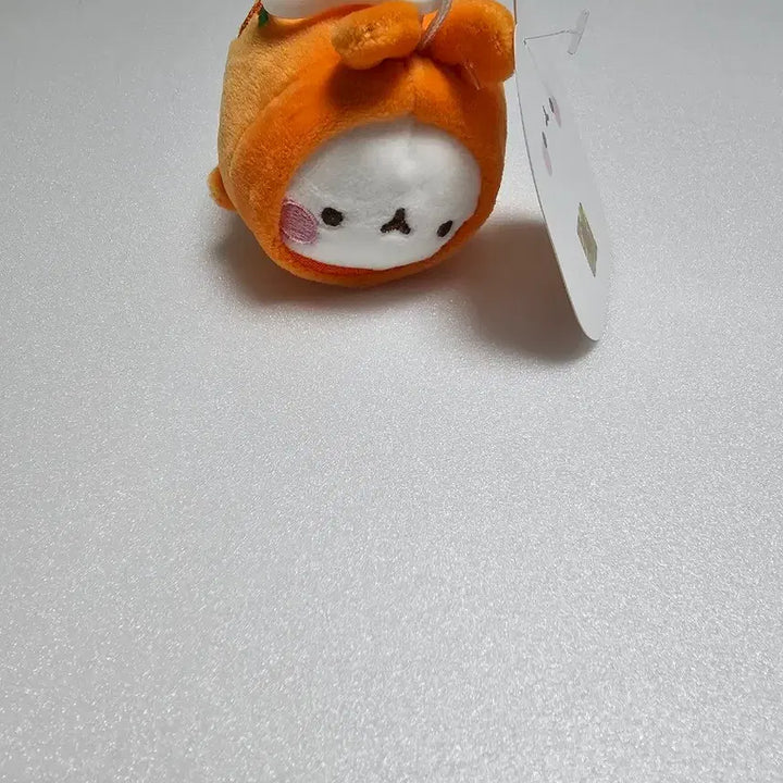 [BUNJANG] Molang Orange Plush Keychain / 몰랑이 오렌지색 인형 키링