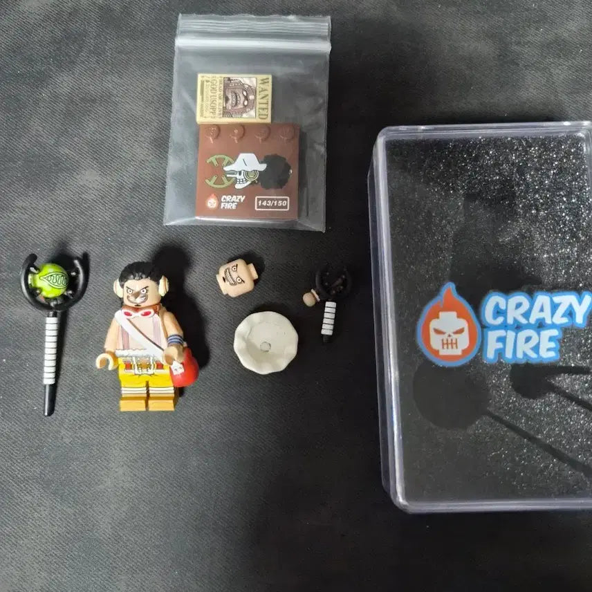 [BUNJANG] Custom "Crazy Fire" Usopp (2 Years Later) Minifigure / 크파 우솝 2년후 커스텀레고 판매합니다
