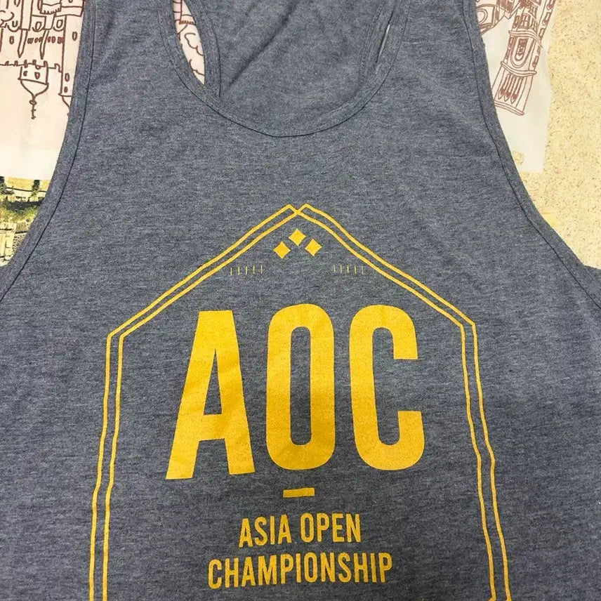 [BUNJANG] NABBA AOC Asia Open Championship Sleeveless Shirt / NABBA AOC 아시아 오픈 챔피언십 나시