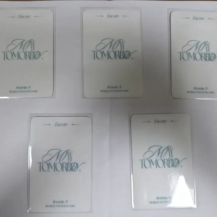 [BUNJANG] fromis_9 NOW TOMORROW Encore Concert Day 2 Photocard Set / 프로미스나인 NOW TOMORROW 앵콜 콘서트 2일차 포카 SET