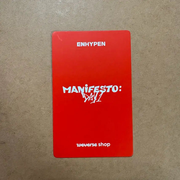 [BUNJANG] ENHYPEN Heeseung Manifesto Photocard / 엔하이픈 희승 매니페스토 포카