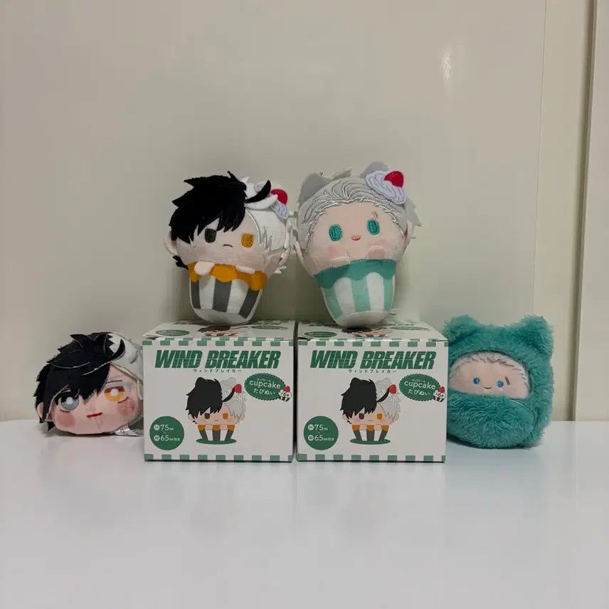 [BUNJANG] Wind Breaker Cupcake Plush Bundle (Sakura, Umemiya) / 일괄)윈브레 윈드브레이커 컵케이크 타피 사쿠라 우메미야