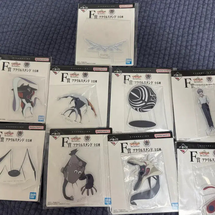 [BUNJANG] Evangelion Ichiban Kuji Acrylic Stand Bundle Set / 일괄) 에반게리온 제일복권 아크릴 스탠드