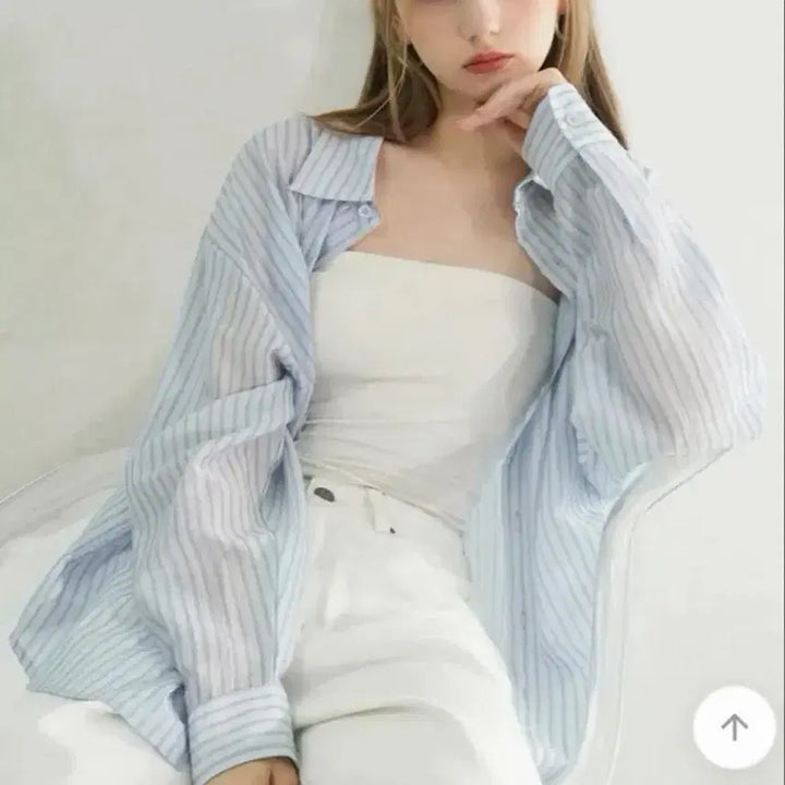 [SOLD OUT] 비바셔스 시스루 오버핏 셔츠