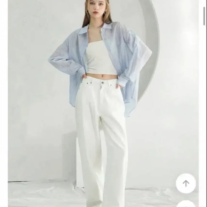 [SOLD OUT] 비바셔스 시스루 오버핏 셔츠