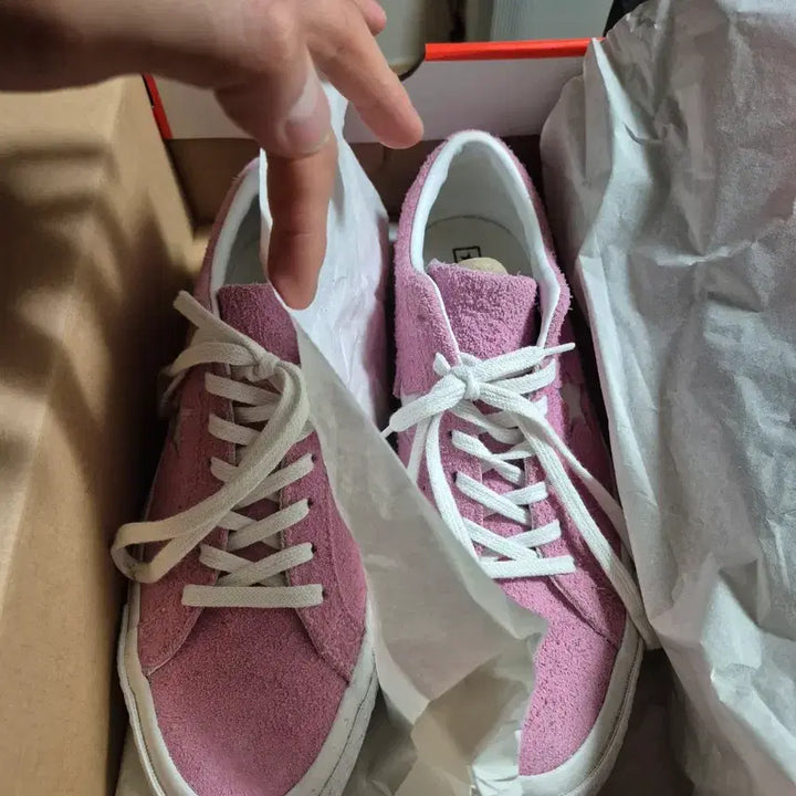 [BUNJANG] Converse One Star Premium Suede Light Orchid Sneakers 159492c / 컨버스 원스타 프리미엄 스웨이트 라이트오키드 159492c