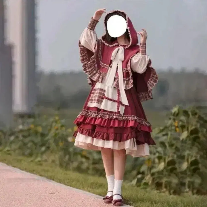 [BUNJANG] Red Riding Hood Costume Set / 풀세트 판매)) 빨간망토 치치 졸업사진 옷 풀세트 판매합니다. 대여X