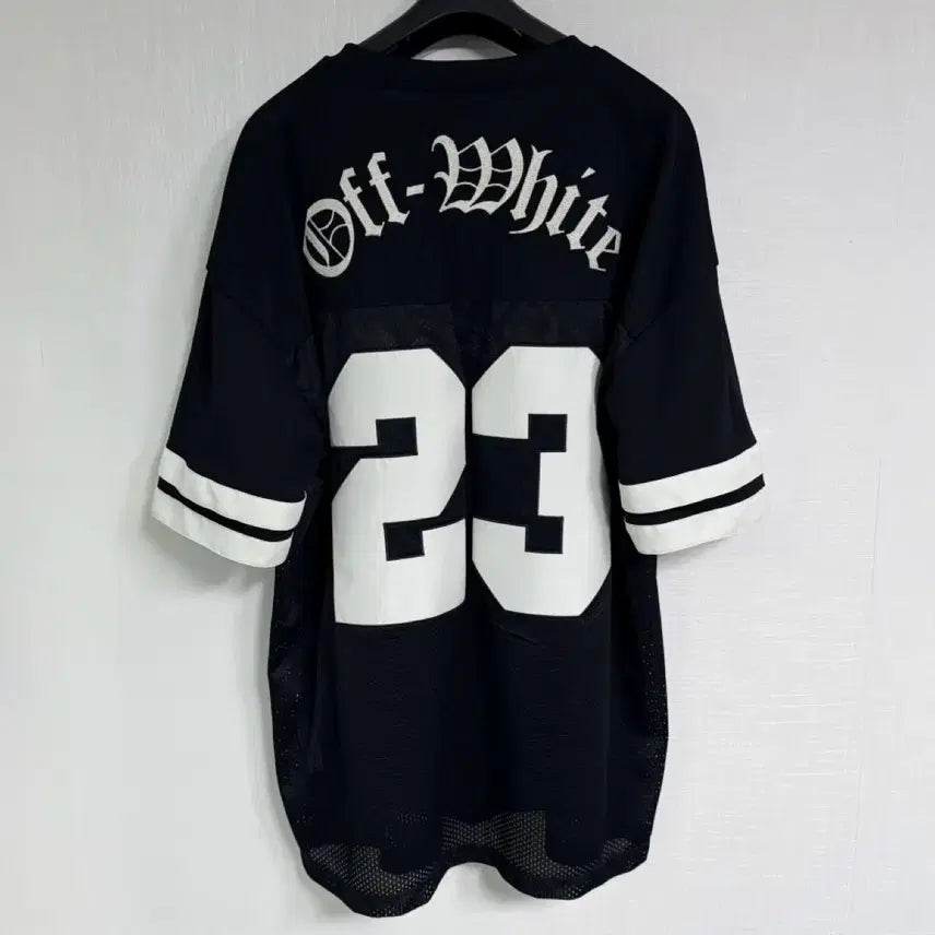 [BUNJANG] Off-White Virgil Abloh Football Jersey - Black (Size M) / 오프화이트 버질 아블로 풋볼 져지 M 사이즈 판매합니다.